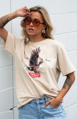 Thrills Thrift White Eternal Flight Merch Fit Tee