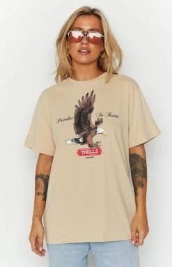 Thrills Thrift White Eternal Flight Merch Fit Tee
