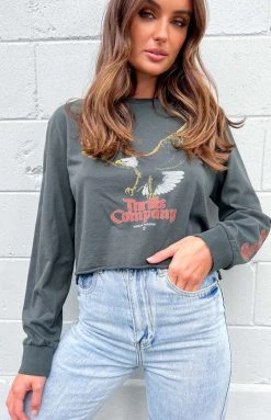 Thrills Rapture Merch Fit LS Tee - Merch Black Tops