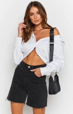 Thrills Thelma Short- Faded Black Bottoms