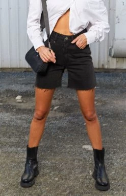 Thrills Thelma Short- Faded Black Bottoms