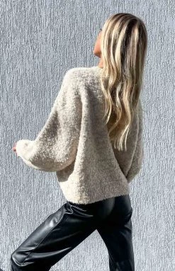 Beginning Boutique Tilda Beige Knit Sweater New 15 Beginning Boutique Tilda Beige Knit Sweater New