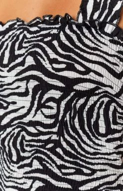SNDYS Tina Animal Dress Zebra
