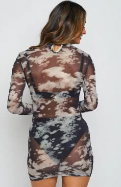 BB Exclusive Dresses Tomorrowland Mesh Dress Black