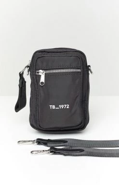 Tony Bianco Brooklyn Black Nylon Pouch