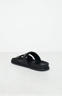 Tony Bianco Hawk Slides Black Capretto