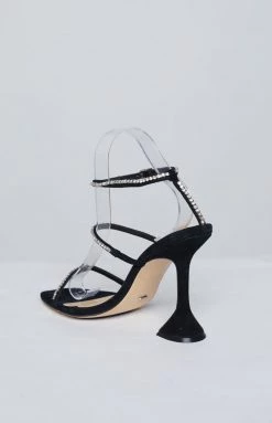 Tony Bianco Skye Heels Black Suede