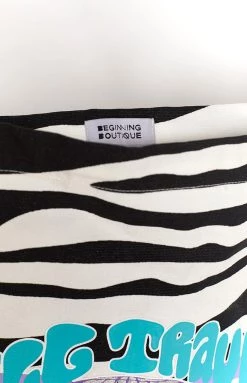 BB Exclusive Travel Disco Tote Bag Zebra