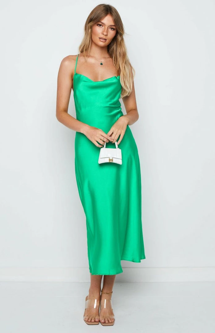 Beginning Boutique Tristan Green Midi Dress 2 Beginning Boutique Tristan Green Midi Dress