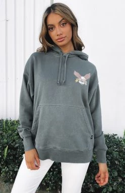 Thrills Troubled Paradise Slouch Hood - Merch Black