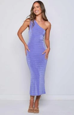 Beginning Boutique Turley Blue Midi Dress Dresses