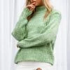 Beginning Boutique Tuscany Green Sweater