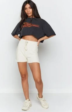 Beginning Boutique Ulani Shorts Cream Bottoms 13 Beginning Boutique Ulani Shorts Cream Bottoms