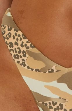 9.0 Swim Swimwear Undercover Brown Bikini Bottoms