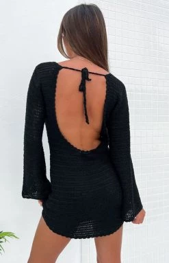 BB Exclusive Underground Black Backless Dress Dresses