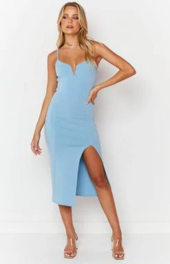 BB Exclusive Dresses Valentina Blue Midi Dress 11 BB Exclusive Dresses Valentina Blue Midi Dress