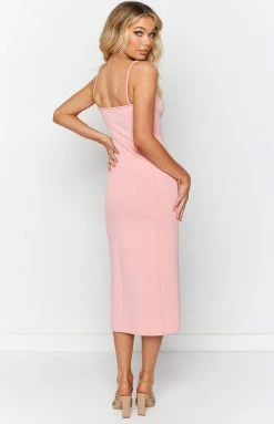 BB Exclusive Valentina Pink Midi Dress Dresses 10 BB Exclusive Valentina Pink Midi Dress Dresses