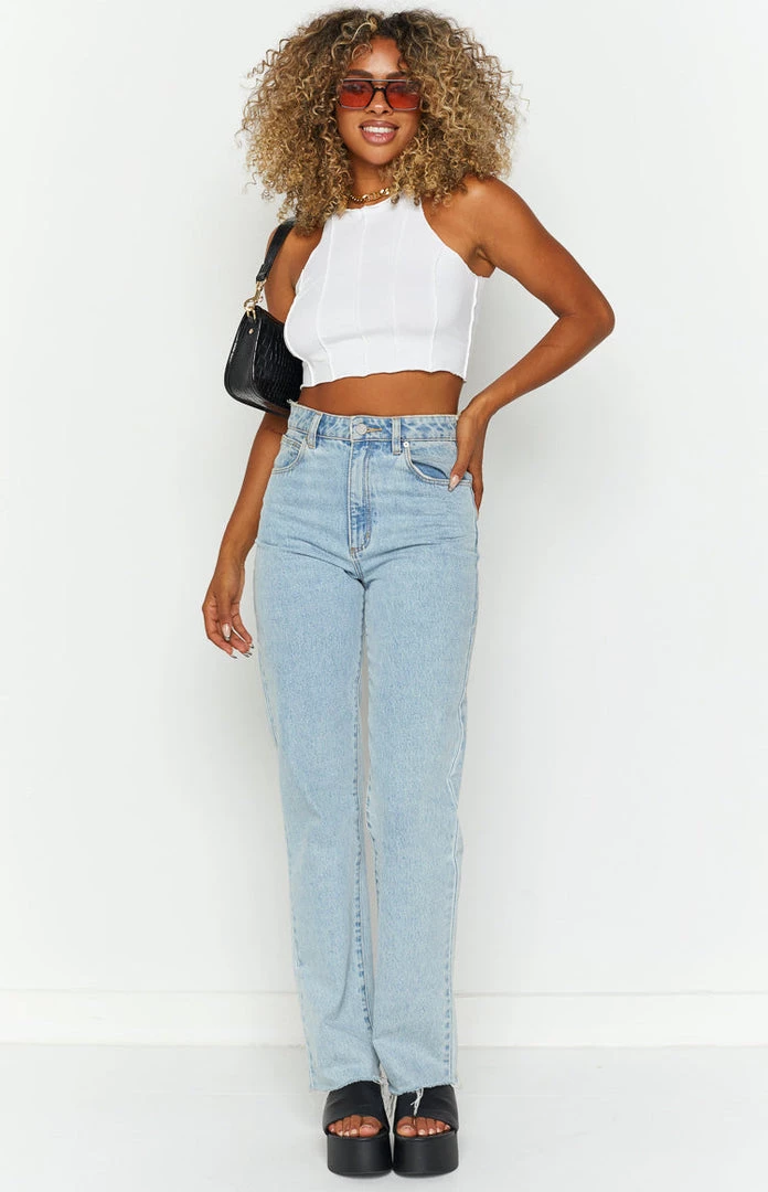 BB Exclusive Vance White Seamed Racer Tank Tops 3 BB Exclusive Vance White Seamed Racer Tank Tops