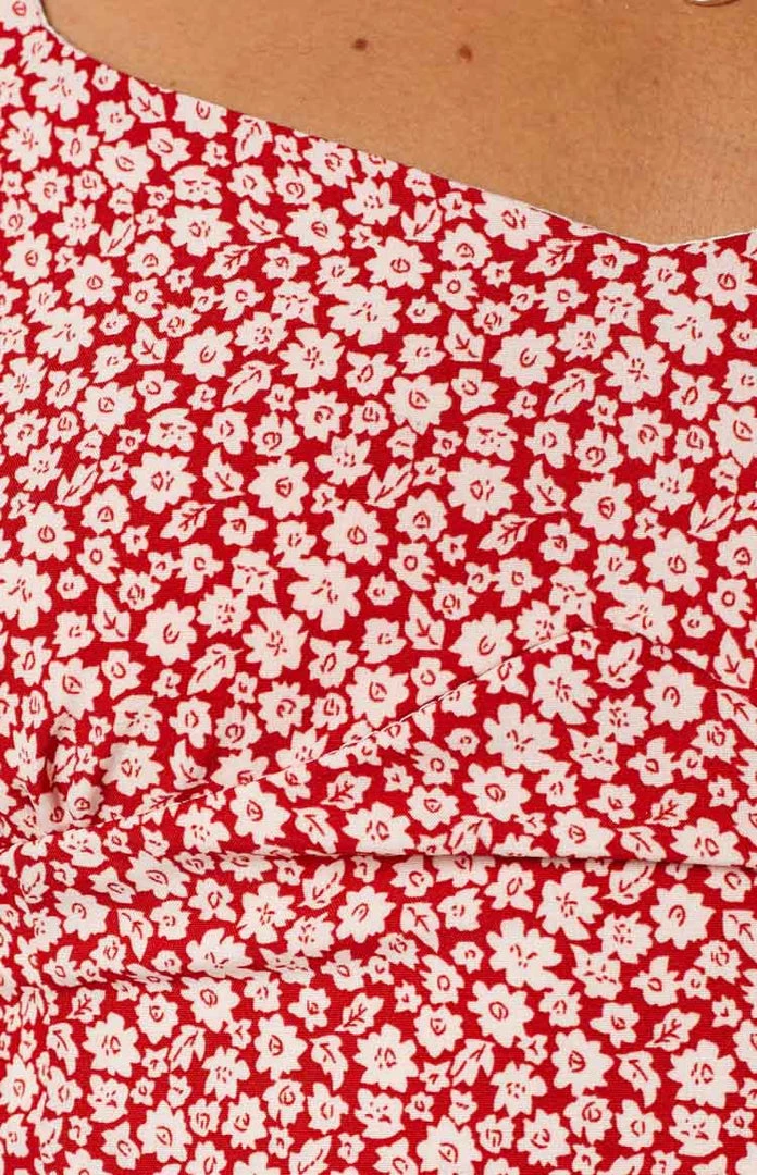 BB Exclusive Vanessa Red Floral Crop Top 7 BB Exclusive Vanessa Red Floral Crop Top