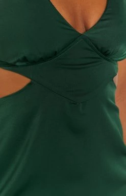 Beginning Boutique Dresses Vargas Green Mini Dress