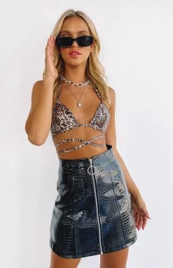 BB Exclusive Verdugo Skirt Black Snake