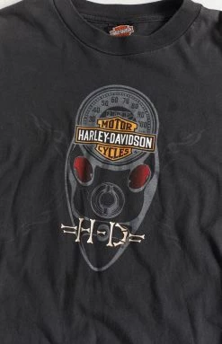 Beginning Boutique Vintage New Vintage Harley-Davidson Kelly's Black Sweater