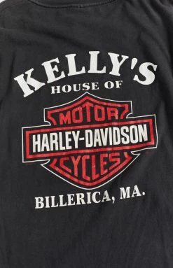 Beginning Boutique Vintage New Vintage Harley-Davidson Kelly's Black Sweater