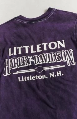 Beginning Boutique Vintage New Vintage Harley-Davidson Purple Tee