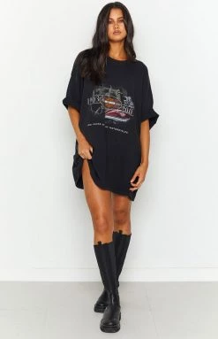 Beginning Boutique Vintage Vintage Harley-Davidson Sunset Black Tee New