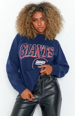 Beginning Boutique Vintage Vintage NY Giants Sweater Long Sleeve Tops