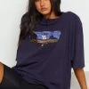 Beginning Boutique Vintage Vintage Napa Navy Tee