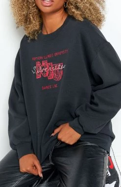 Beginning Boutique Vintage Long Sleeve Tops Vintage Northern Illinois University Sweater 13 Beginning Boutique Vintage Long Sleeve Tops Vintage Northern Illinois University Sweater