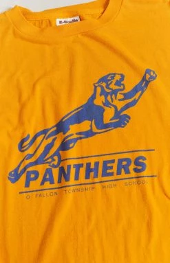 Beginning Boutique Vintage Vintage Panthers Yellow Tee New 14 Beginning Boutique Vintage Vintage Panthers Yellow Tee New