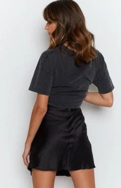 BB Exclusive Vivian Lace Mini Skirt Black Bottoms