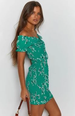 Beginning Boutique Dresses Savona Dress Green Blossom