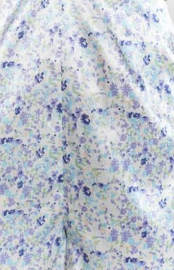 BB Exclusive Watermelon Sugar Playsuit Blue Print Mini Dresses