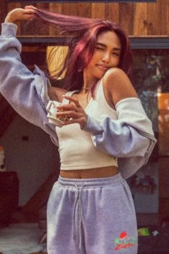 BB Exclusive West Coast Rib Tank Top Cream Tops