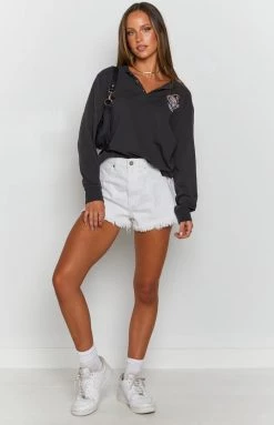 Thrills C&C Wings Merch Fit Henly LS Tee - Vintage Black Tops