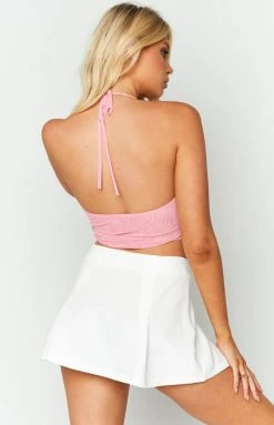 Beginning Boutique Bottoms Watson White Mini Skirt