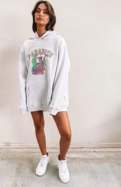 BB Exclusive Waverly Sweater Dress Grey Dresses