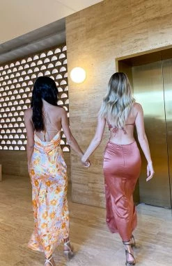 BB Exclusive Dresses Cedar Terracota Midi Dress