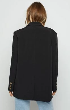 Beginning Boutique Outerwear Wendy Blazer Black