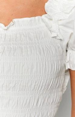 Beginning Boutique Percy Ruched Dress White 18 Beginning Boutique Percy Ruched Dress White