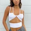 BB Exclusive Scout White Crop Top