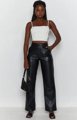 BB Exclusive Super Lonely Crop Top White Tops