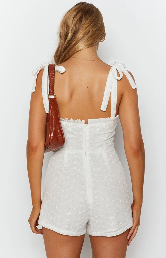 BB Exclusive Marsielle Playsuit White 6 BB Exclusive Marsielle Playsuit White