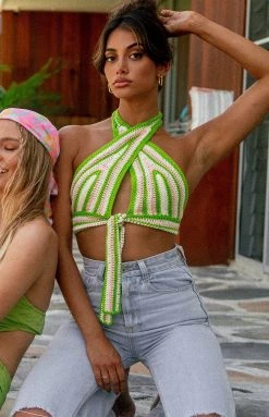 BB Exclusive Tops Whitsundays Crop Top Multi