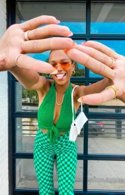 BB Exclusive Whitsundays Crop Top Green