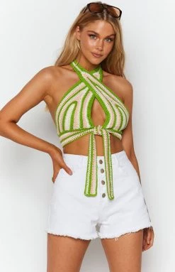 BB Exclusive Tops Whitsundays Crop Top Multi