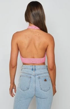 BB Exclusive Tops Whitsundays Crop Top Pink